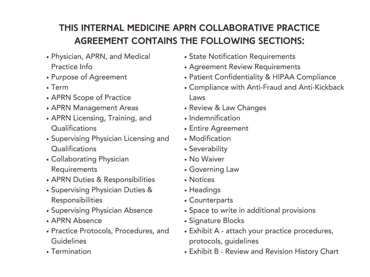 Nurse Practitioner Collaborative Agreement Templates 50-State Guide